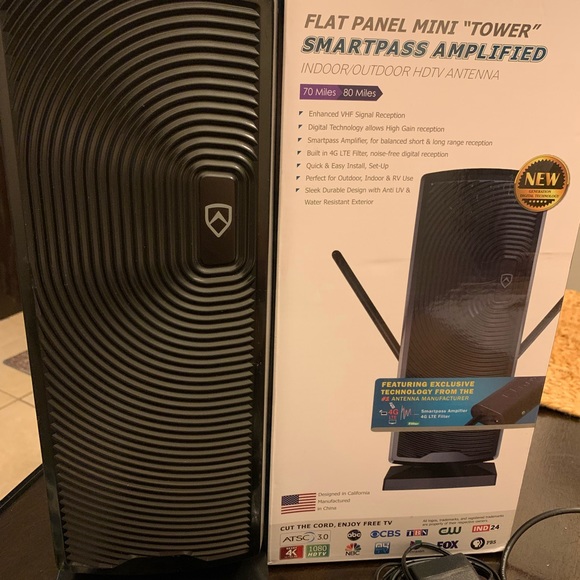 ANTOP Antenna Inc. AT-405BV W AT-405BV Smartpass-Amplified Mini Tower - Picture 12 of 13